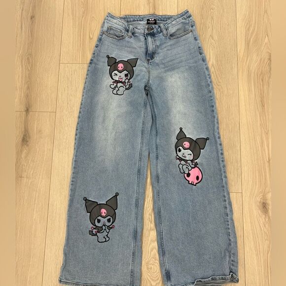 kuromi Denim - Kuromi jeans women’s size 5 hot topic